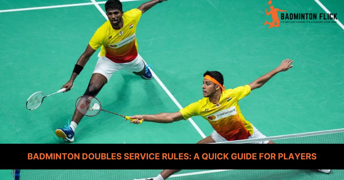 badminton doubles service rules