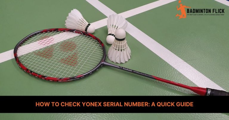 how to check yonex serial number